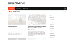 Desktop Screenshot of dusunuyoruz.com