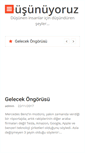 Mobile Screenshot of dusunuyoruz.com
