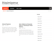 Tablet Screenshot of dusunuyoruz.com